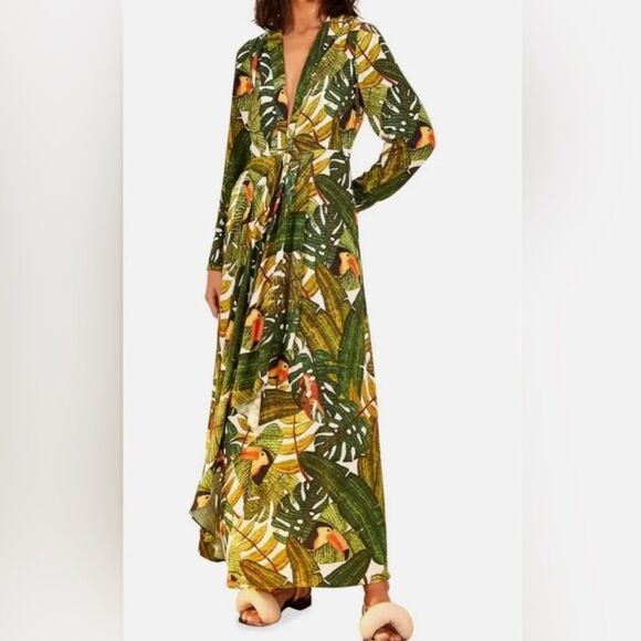 FARM Rio Dresses & Skirts - Farm Rio Paradise Forest maxi dress NWOT size medium